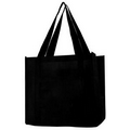 Non Woven Grocery Bag w/ Full Gusset - Blank (12 1/2"x13 1/2"x8 1/2")